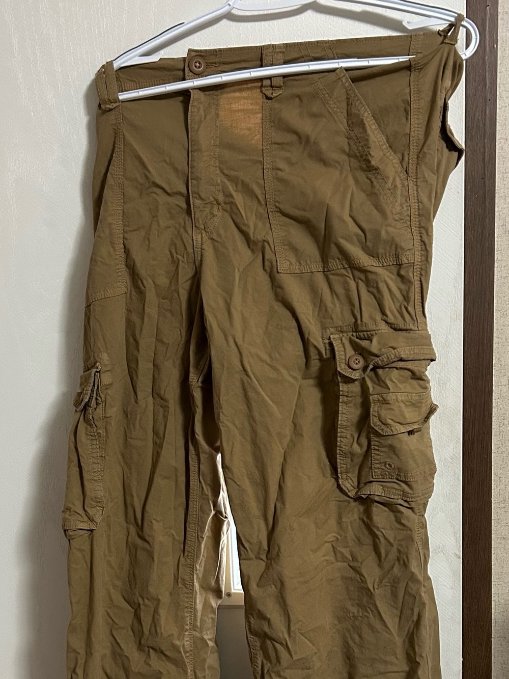 American Eagle Outfitters Tan/Brown Boot-Cut Cargo Pants